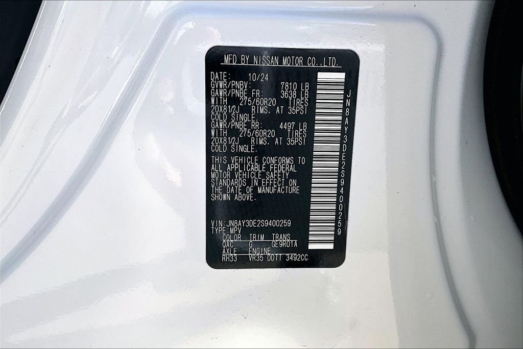 Used 2025 Nissan Armada PRO-4X image 43