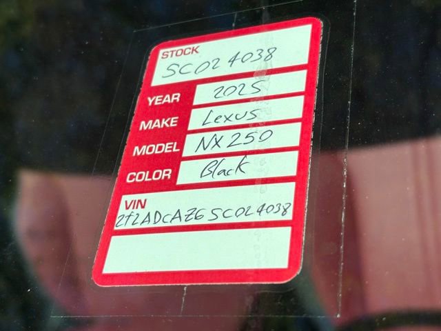 Used 2025 Lexus NX 250 FWD w/ Accessory Package (Z1) image 10