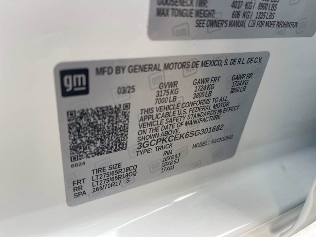 Used 2025 Chevrolet Silverado 1500 Custom Trail Boss image 39