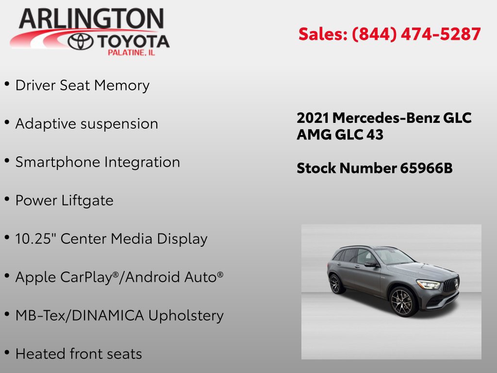 Used 2021 Mercedes-Benz GLC 43 AMG 4MATIC image 2