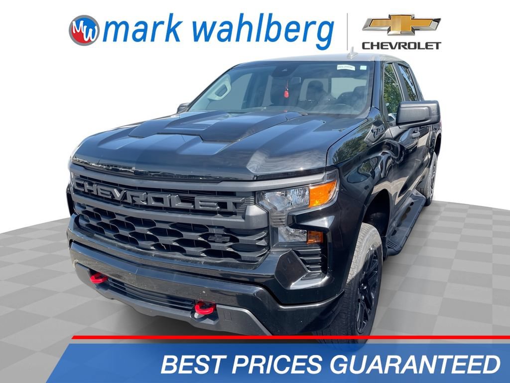 Used 2024 Chevrolet Silverado 1500 Custom Trail Boss w/ LPO, Dark Essentials Package AWD/4WD image 1