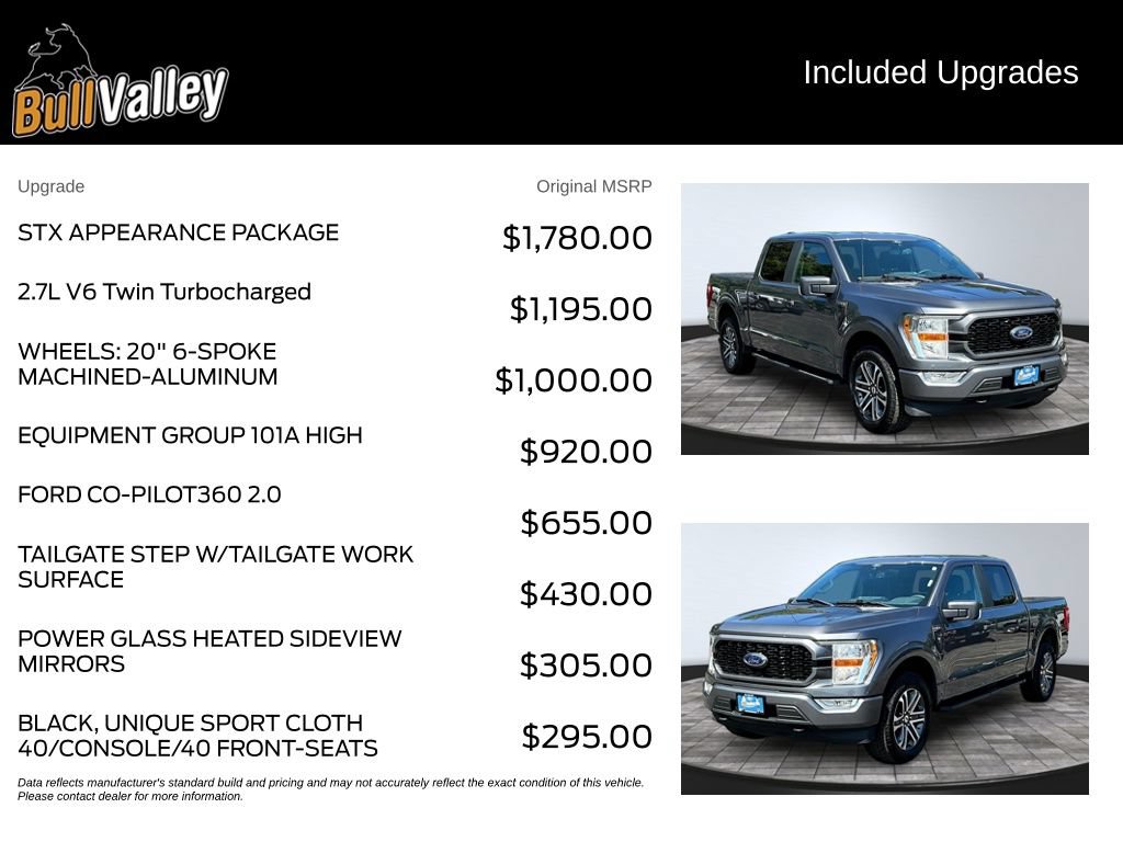 Certified 2021 Ford F150 XL w/ STX Appearance Package AWD/4WD image 11