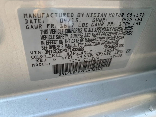 Used 2015 Nissan Versa Note S Plus FWD image 29