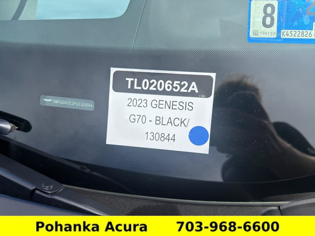 Used 2023 Genesis G70 3.3T w/ Sport Prestige Package AWD/4WD image 37