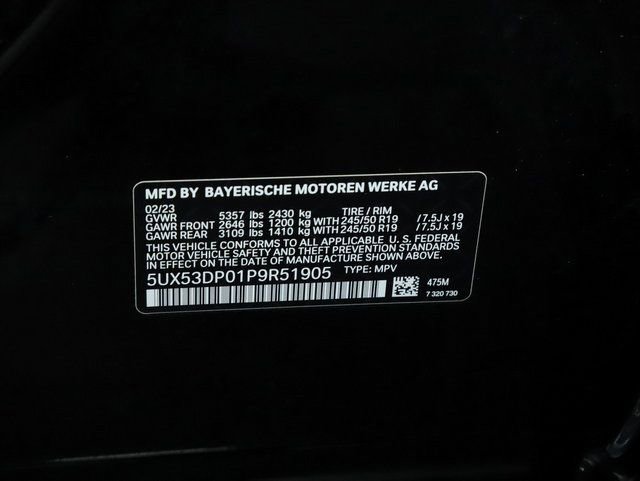 Certified 2023 BMW X3 xDrive30i w/ M Sport Package image 22