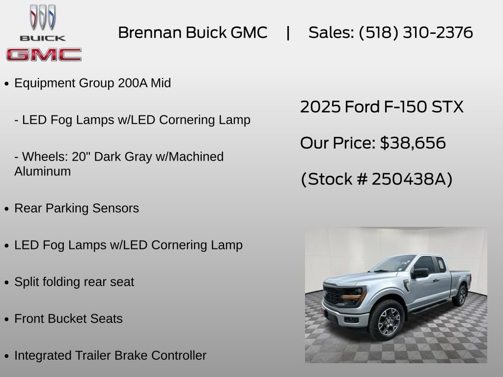 Used 2025 Ford F150 STX w/ Equipment Group 200A AWD/4WD image 6