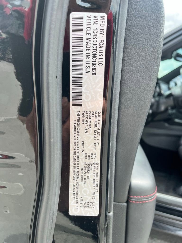 Used 2022 Dodge Durango R/T AWD/4WD image 19