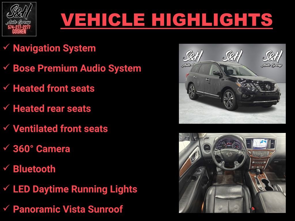 Used 2019 Nissan Pathfinder Platinum AWD/4WD image 3