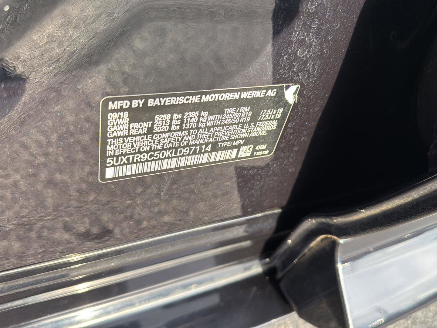 Used 2019 BMW X3 xDrive30i w/ M Sport Package 2 image 36