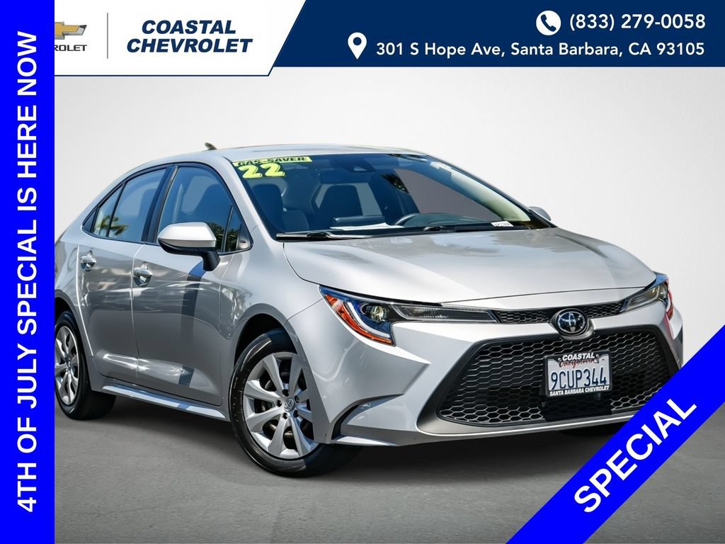 Used 2022 Toyota Corolla LE w/ Carpet Mat Package (TMS)