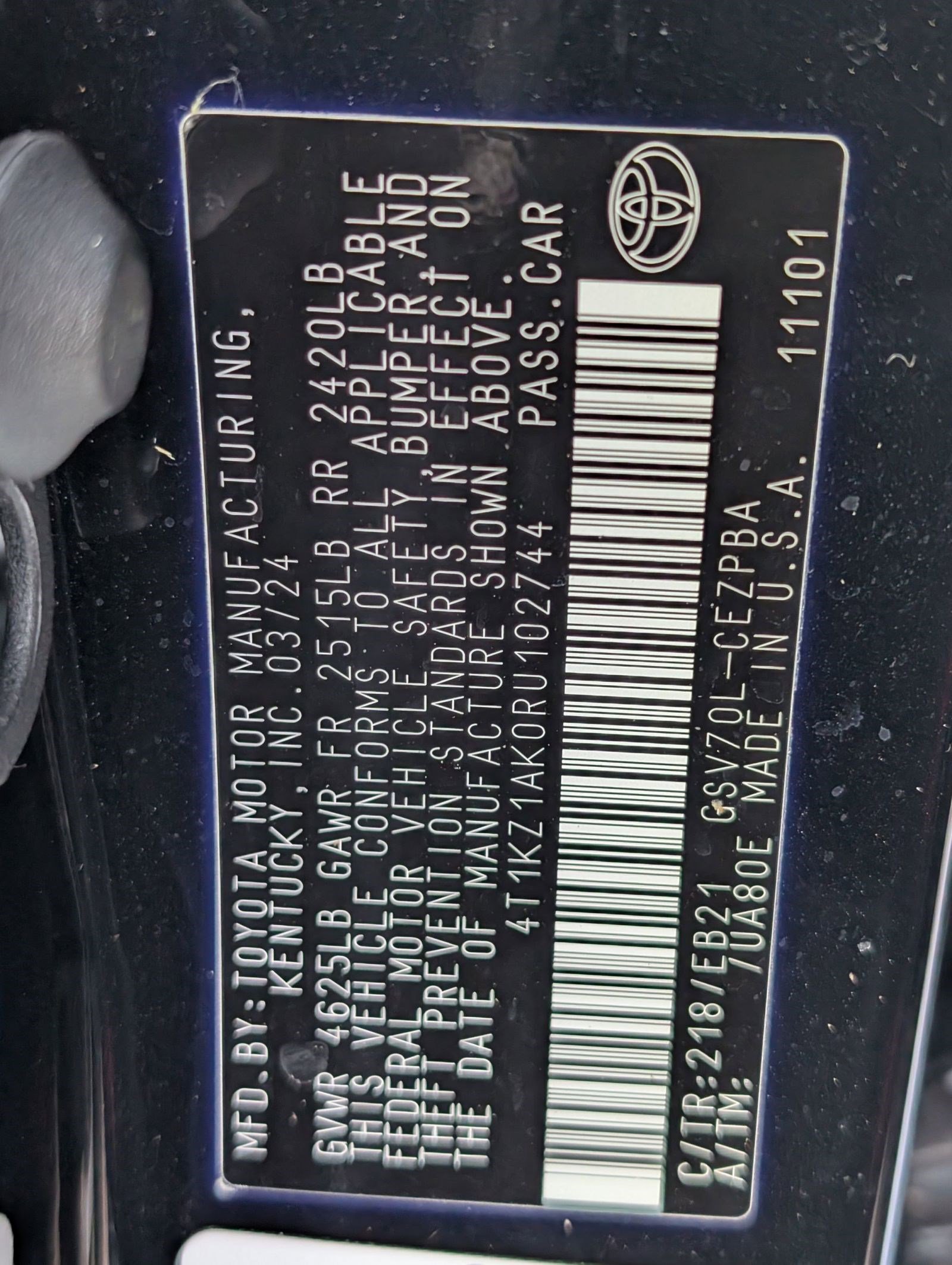 Used 2024 Toyota Camry TRD w/ TRD Package w/JBL Audio image 22