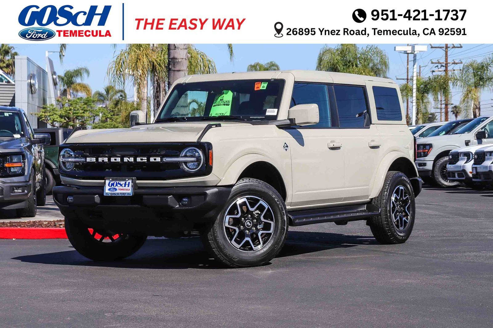 Certified 2025 Ford Bronco Outer Banks AWD/4WD video 1