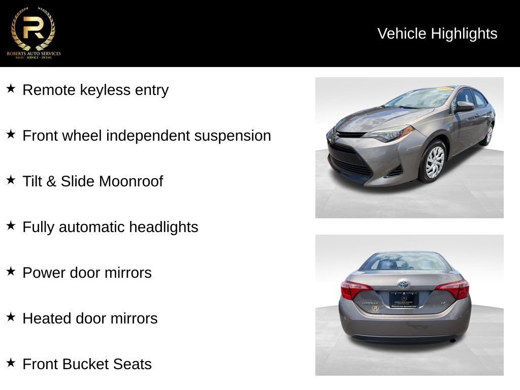 Used 2018 Toyota Corolla LE FWD image 9