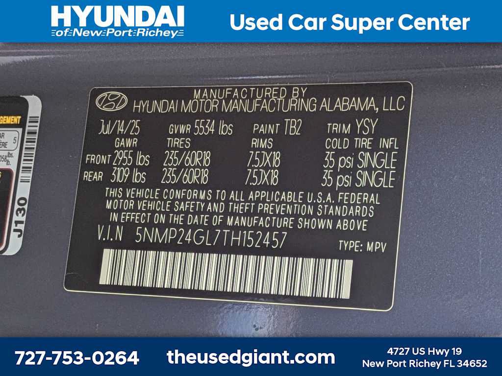 Used 2026 Hyundai Santa Fe SEL w/ Tow & Go Package FWD image 44