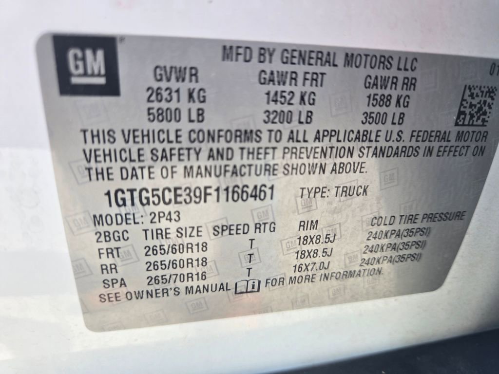 Used 2015 GMC Canyon SLT w/ Driver Alert Package image 12