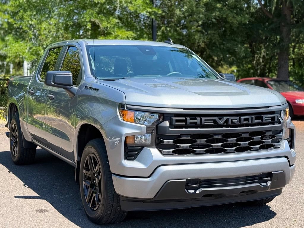 Used 2024 Chevrolet Silverado 1500 Custom w/ LPO, Dark Essentials Package AWD/4WD image 7
