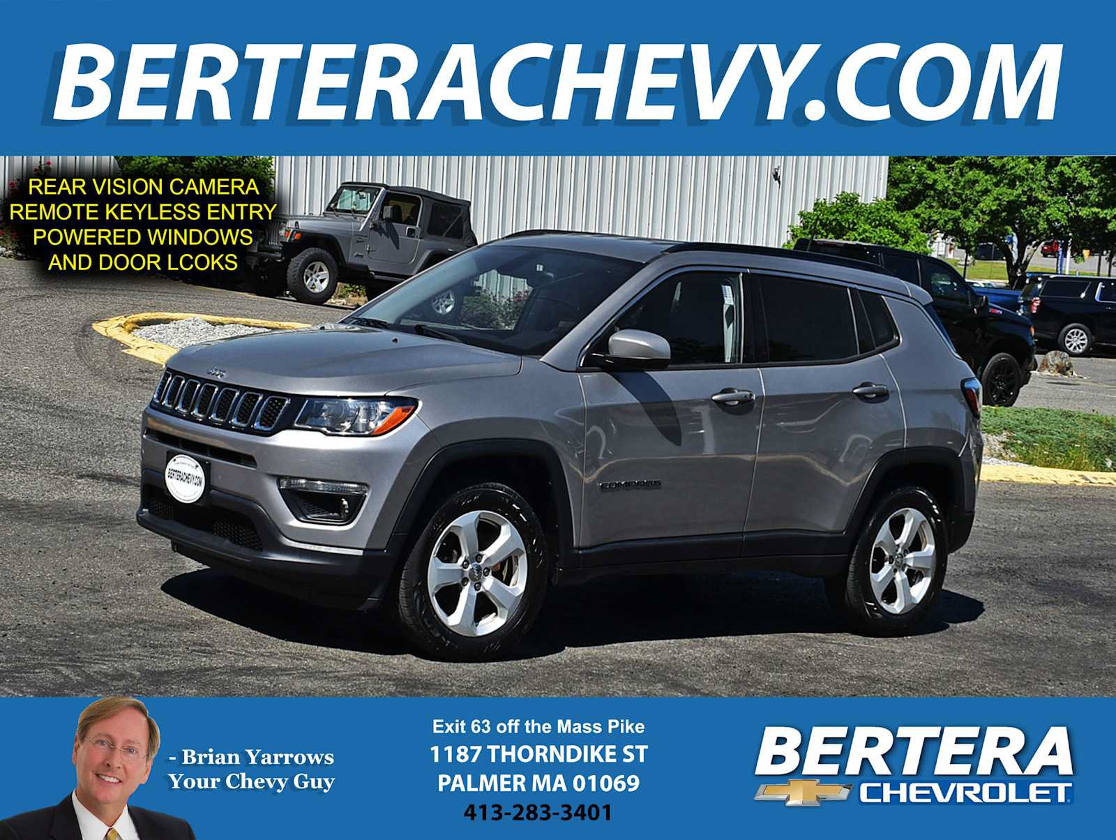 Used 2017 Jeep Compass Latitude AWD/4WD image 1
