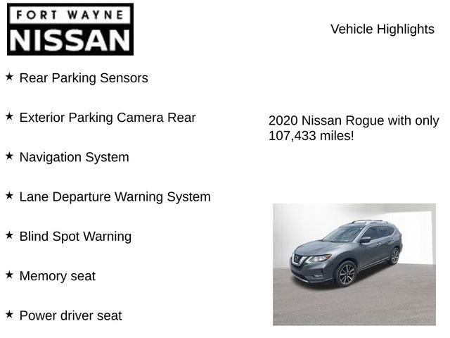 Used 2020 Nissan Rogue SL w/ Premium Package AWD/4WD image 8