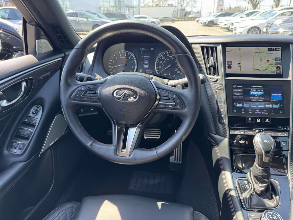 Used 2023 INFINITI Q50 Red Sport 400 w/ Black Opal Edition image 13