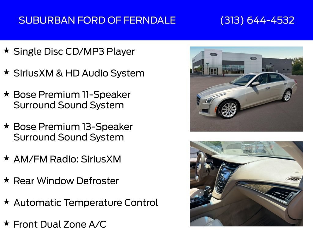 Used 2014 Cadillac CTS Luxury AWD/4WD image 17