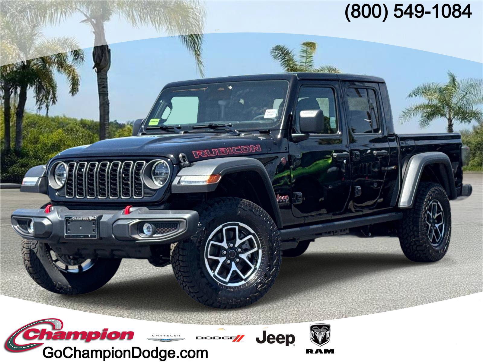 New 2026 Jeep Gladiator Rubicon w/ Steel Power Dome Hood Package