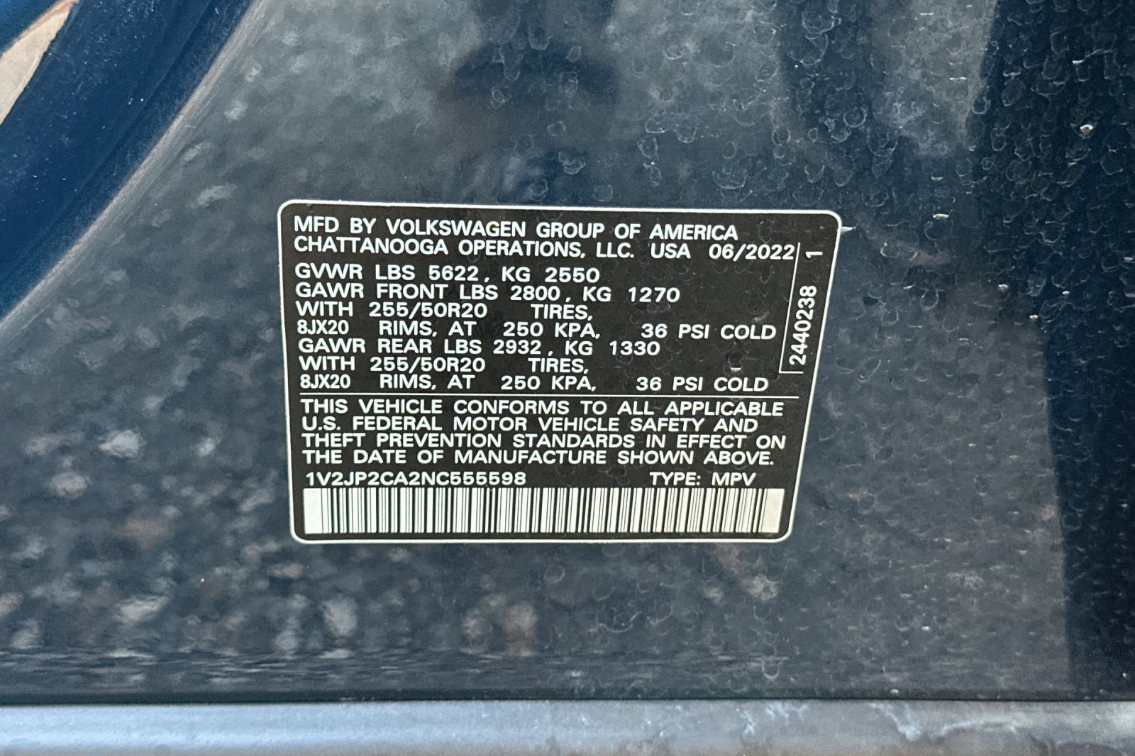 Certified 2022 Volkswagen Atlas SE image 29