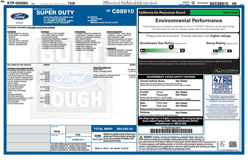 Used 2025 Ford F250 XL w/ FX4 Off-Road Package image 4