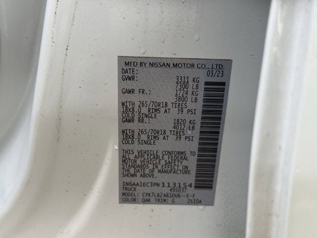 Used 2023 Nissan Titan SV AWD/4WD image 34