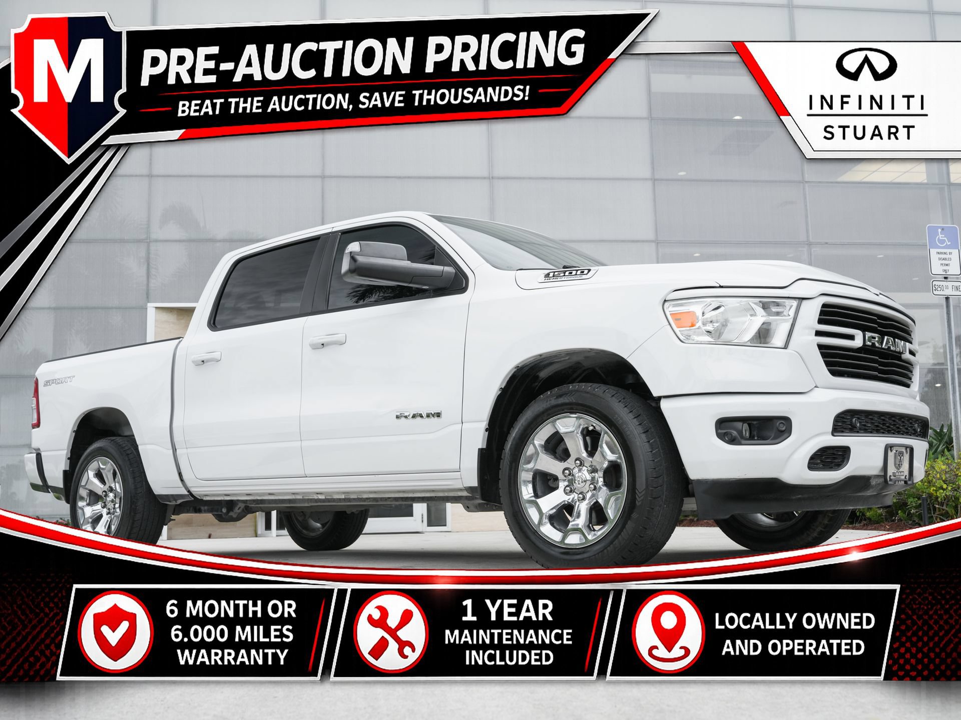 Used 2021 RAM 1500 Big Horn AWD/4WD image 1