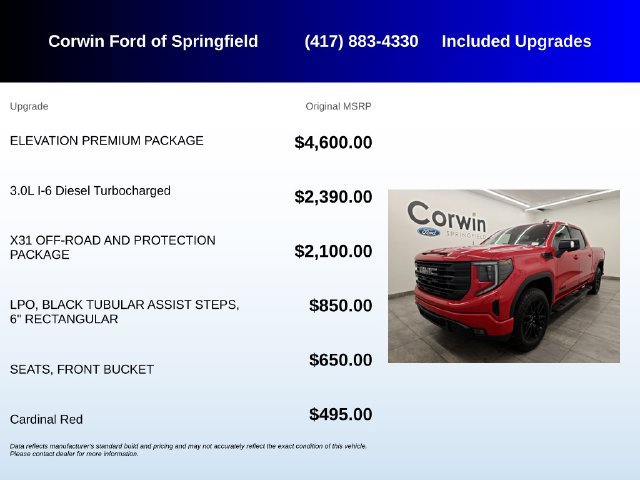 Used 2025 GMC Sierra 1500 Elevation w/ Elevation Premium Package AWD/4WD image 5