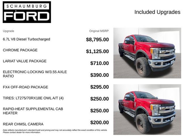 Used 2017 Ford F350 Lariat w/ Chrome Package AWD/4WD image 4
