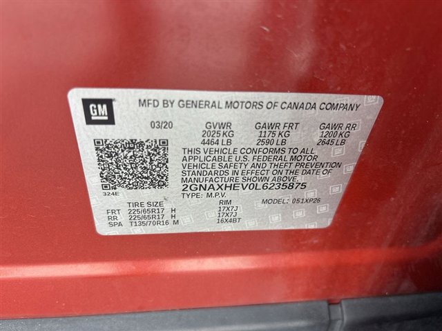 Used 2020 Chevrolet Equinox LS w/ LPO, Floor Liner Package image 32