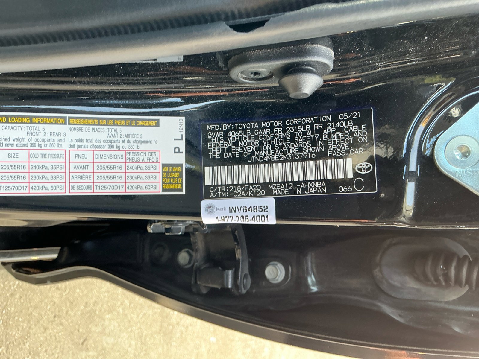 Used 2021 Toyota Corolla SE w/ Blackout Package (TMS) image 24