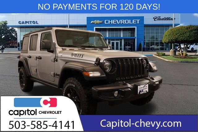 Used 2021 Jeep Wrangler Unlimited Sport image 1