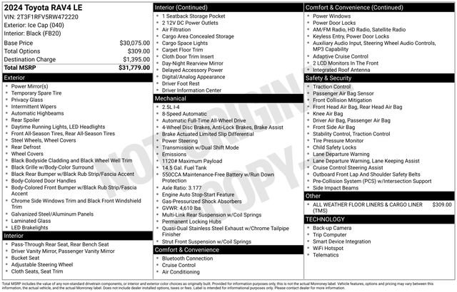 Used 2024 Toyota RAV4 LE image 6
