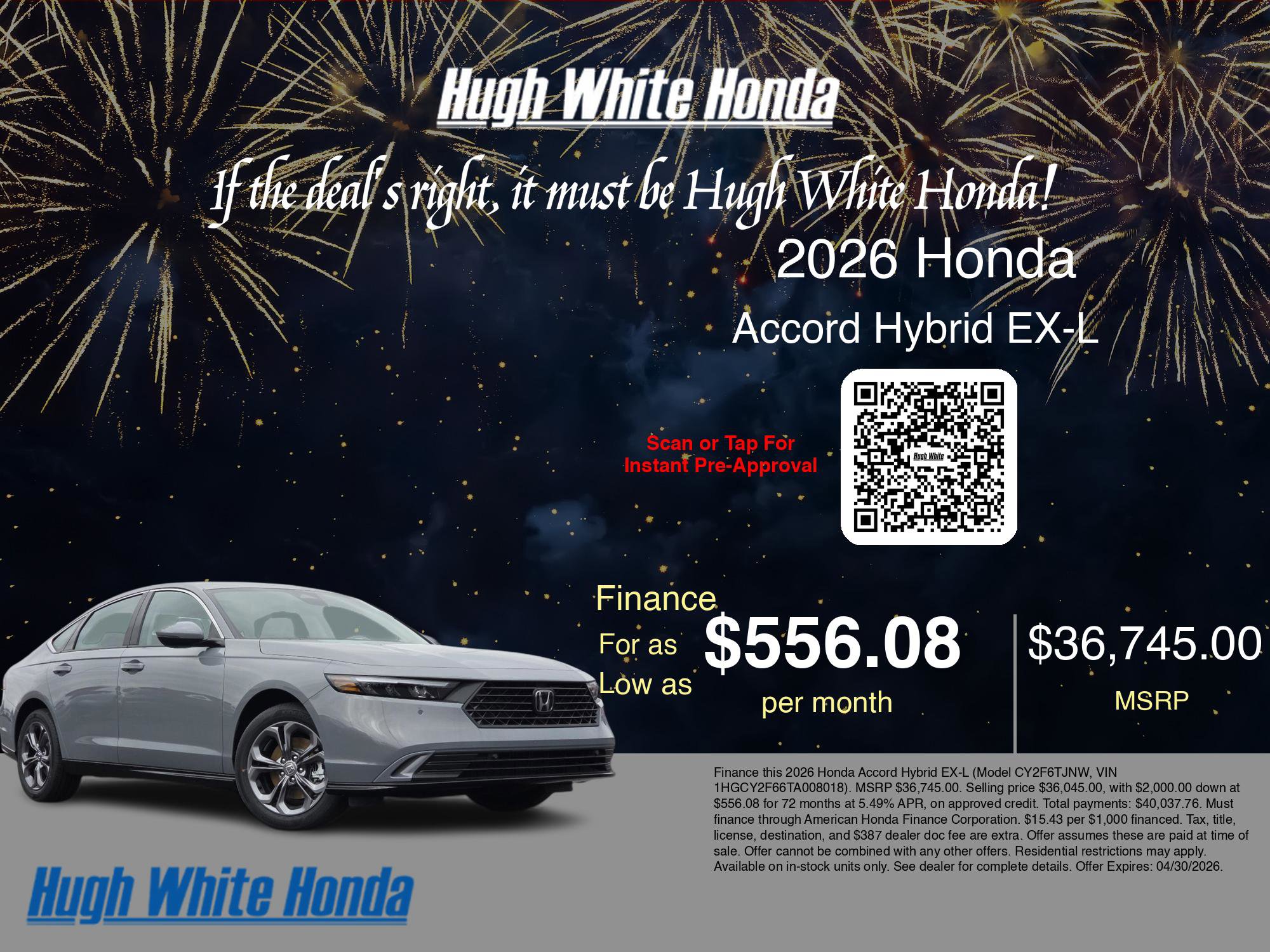 New 2026 Honda Accord EX-L image 7