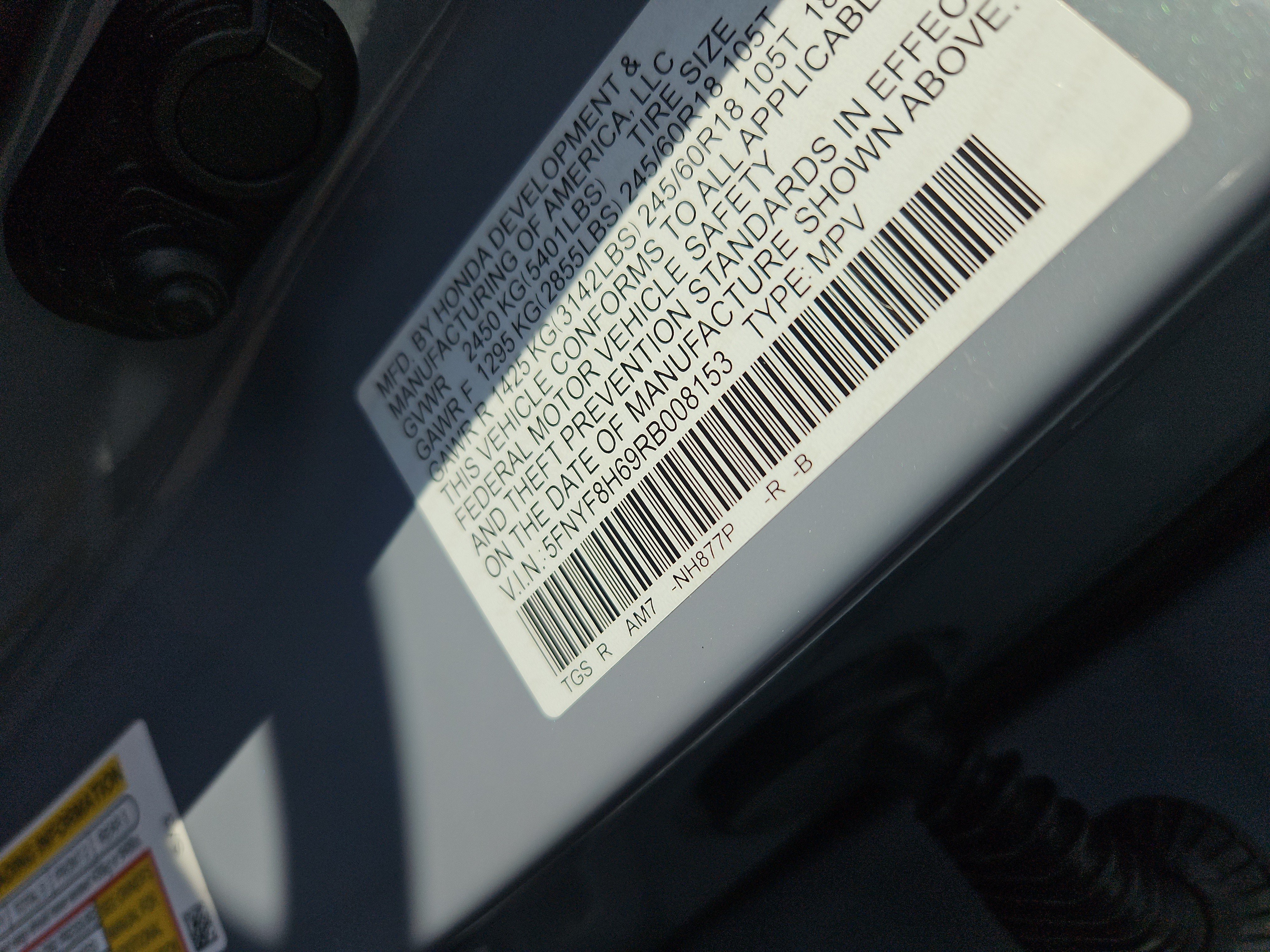 Certified 2024 Honda Passport TrailSport image 7