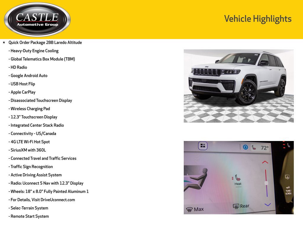 New 2026 Jeep Grand Cherokee Altitude AWD/4WD image 8