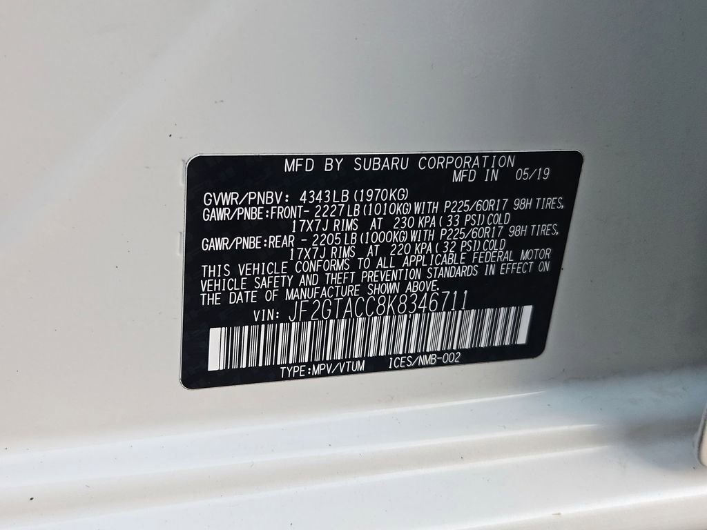 Used 2019 Subaru Crosstrek 2.0i Premium image 40