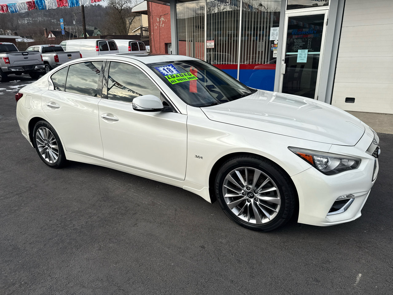 Used 2018 INFINITI Q50 Luxe w/ Essential Package (3.0T Luxe) image 1