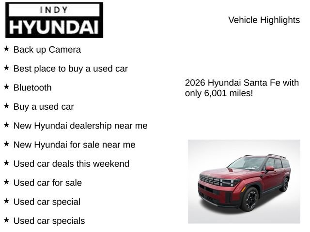 New 2026 Hyundai Santa Fe SEL AWD/4WD image 8