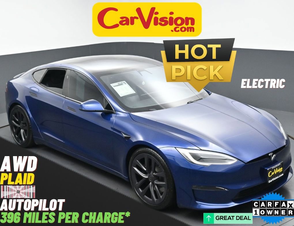Used 2021 Tesla Model S Plaid AWD/4WD image 1