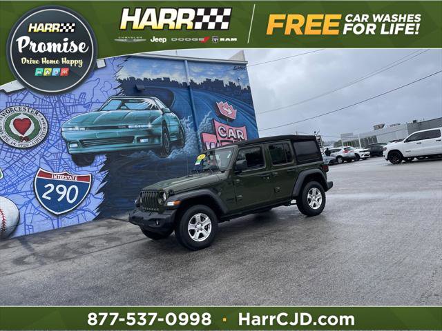 Certified 2021 Jeep Wrangler Unlimited Sport video 1