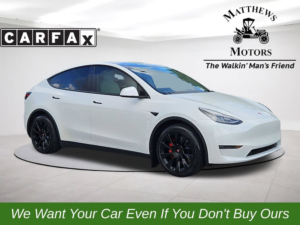 Used 2021 Tesla Model Y Long Range AWD/4WD image 1