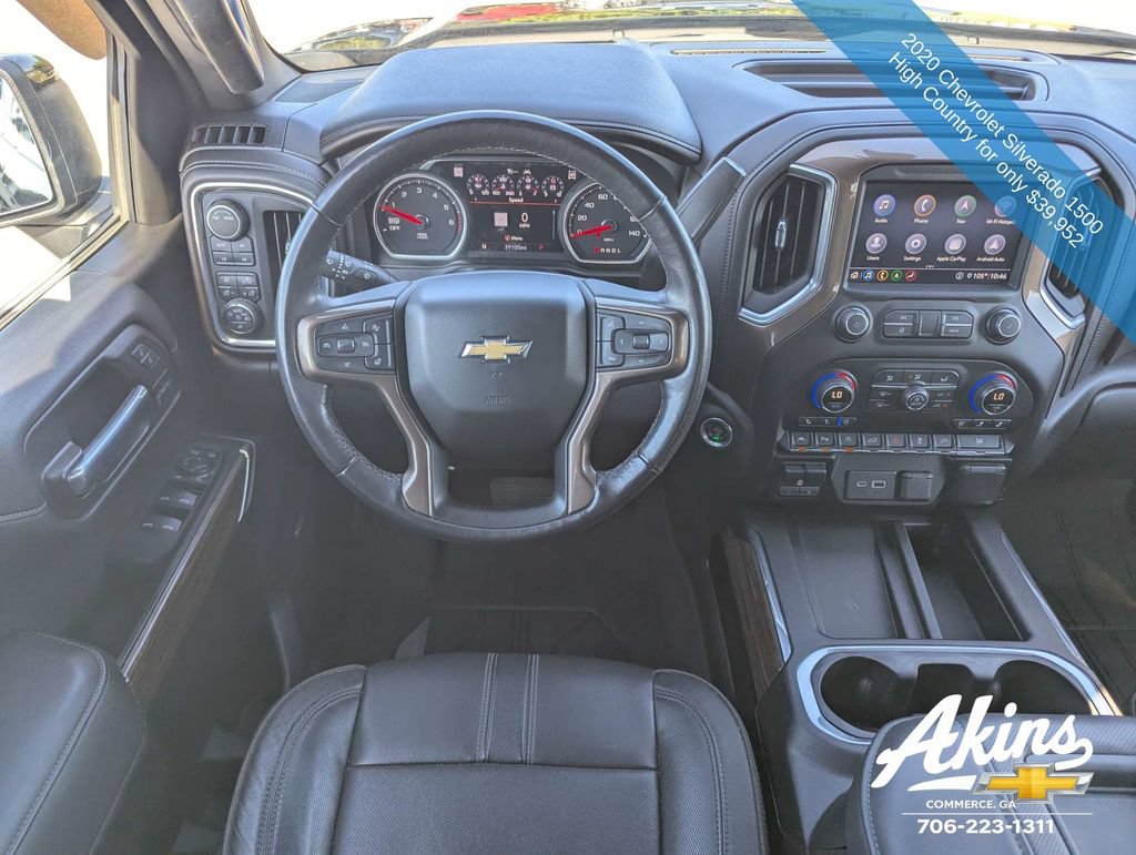Used 2020 Chevrolet Silverado 1500 High Country w/ Technology Package AWD/4WD image 16