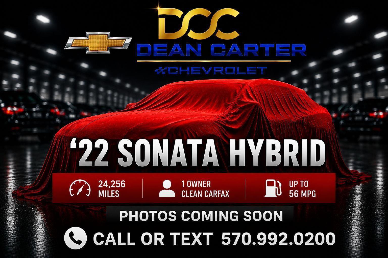 Used 2022 Hyundai Sonata Blue w/ Cargo Package FWD image 1