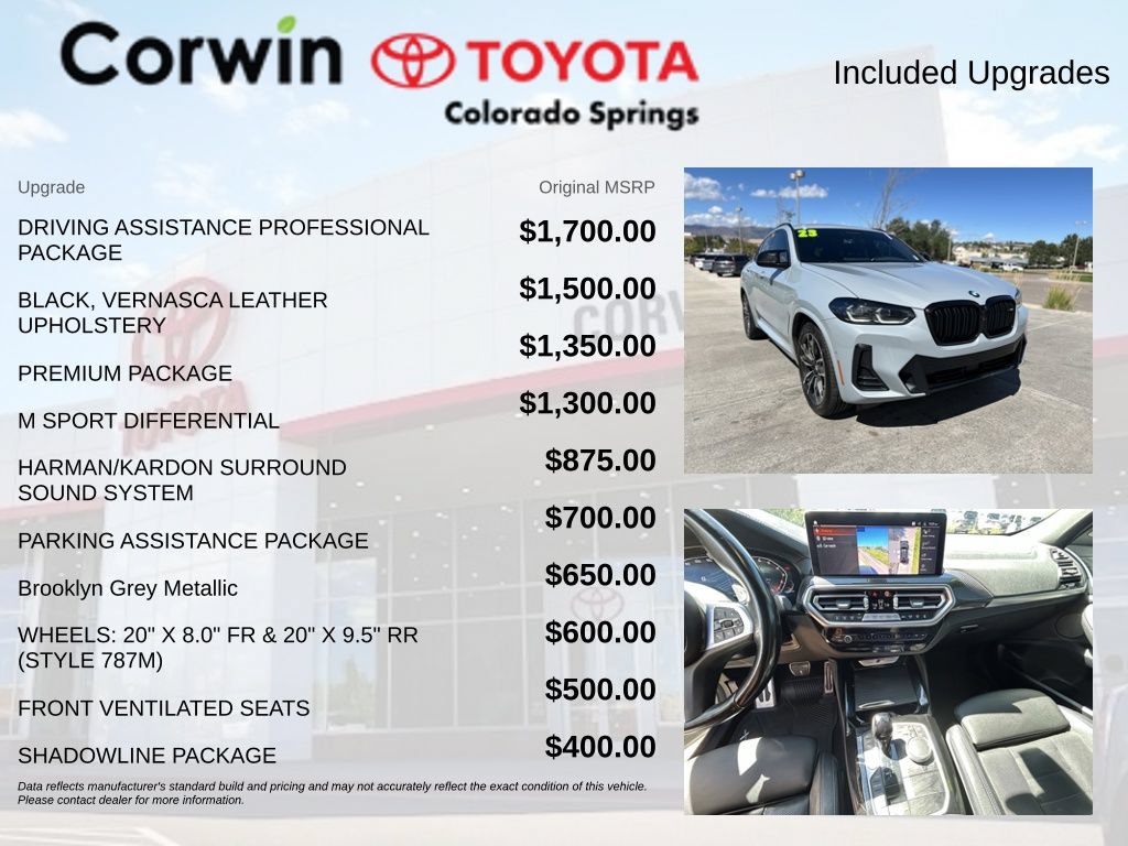 Used 2023 BMW X4 M40i AWD/4WD image 4