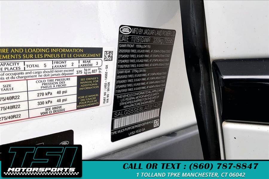 Used 2020 Land Rover Range Rover Long Wheelbase HSE AWD/4WD image 35