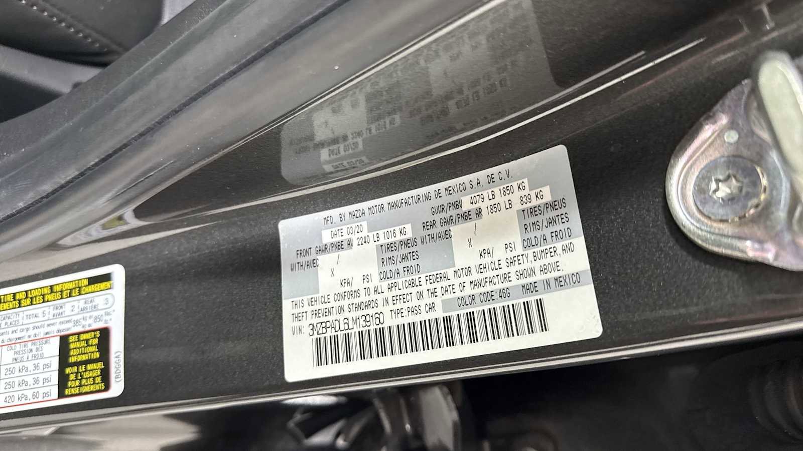 Used 2020 MAZDA MAZDA3 Sedan w/ Preferred Package image 11