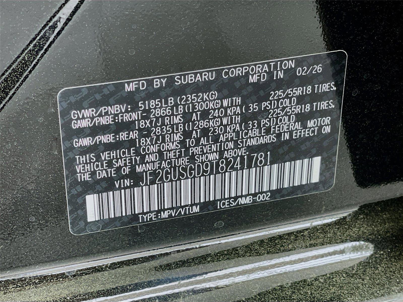 New 2026 Subaru Crosstrek 2.5i Sport AWD/4WD image 21